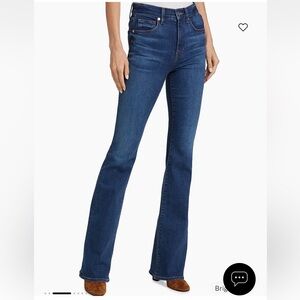 Veronica Beard Medium Wash Flare Beverly High Rise Skinny Flare